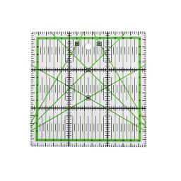 Praça Transparente Régua De Costura, Patchwork Régua, Ferramentas De Medição, Tailor Tecido De Corte Artesanato, DIY Acessórios Estacionários, 15 cm - Image 2
