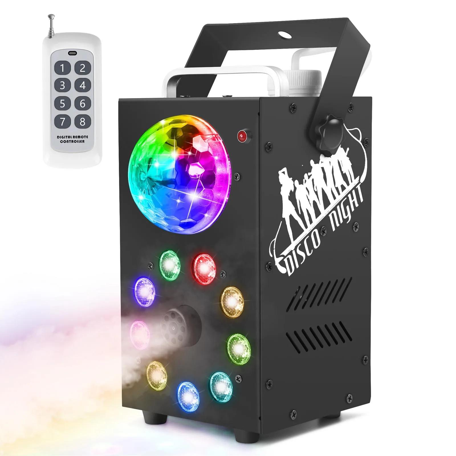 Efeitos especiais de palco 2022 novo 700w rgb led máquina fumaça dj casamento mostrar discoteca bola mágica para salão dança festa mostrar mais quente - Image 1