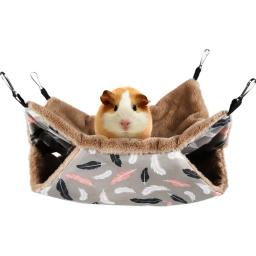 Camas quentes de suspensão Casa para pequenos animais, rede para hamster, cobaia, esquilo, chinchilas, ninhos, suprimentos para animais, inverno - Image 1