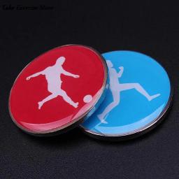 1pc árbitro lado lance moeda dupla face esportes padrão de futebol futebol vôlei flip moeda lembranças presente para crianças adultos - Image 5