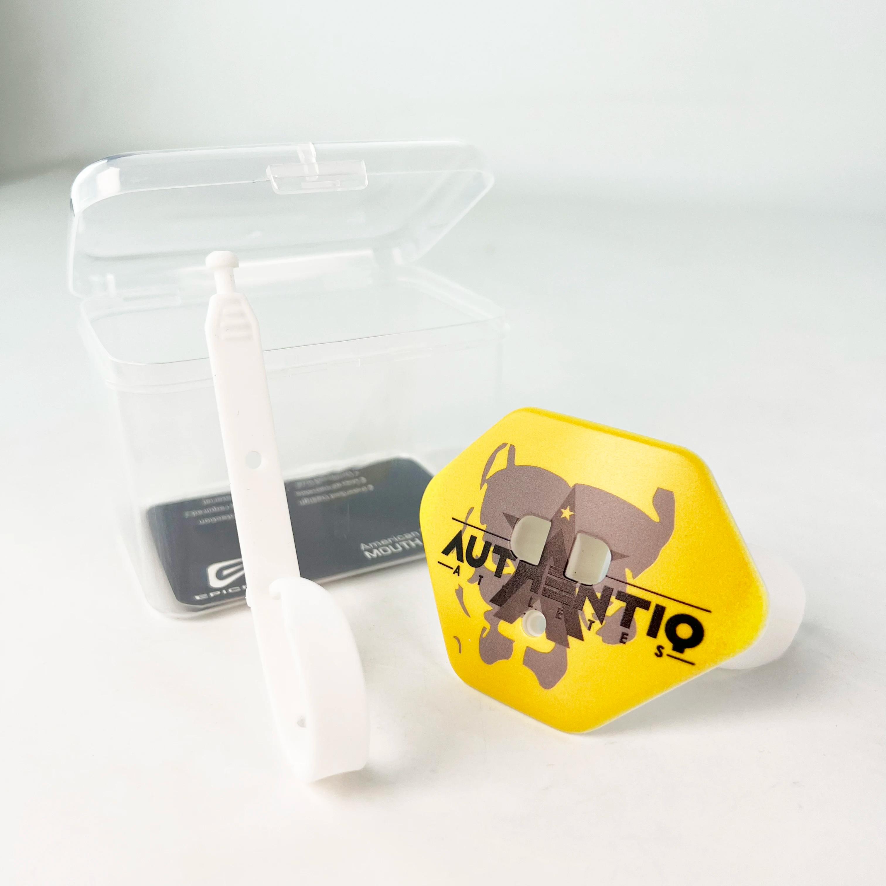 Max Airflow Sports Mouth Guards, Bocal com alça de capacete, Lip Guard para jovens adultos e jovens, vendas - Image 1