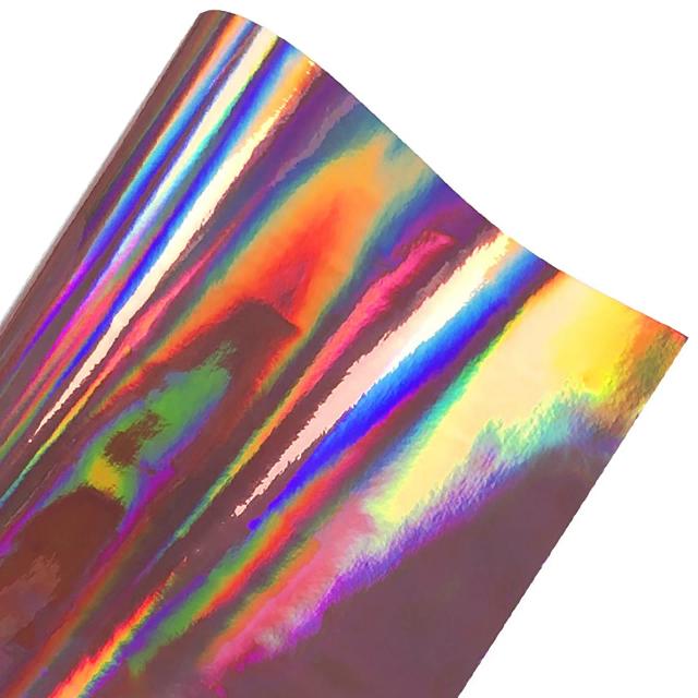 Rolo de Vinil Auto-Adesivo Colorido Rainbow Craft para Projetos DIY Criativos