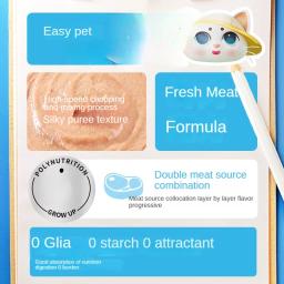 Comida Húmida para Gato Jovem, Atum de Frango, Enorda Nutricional, Petiscos para Animais, Tiras Líquidas, 90g - Image 2