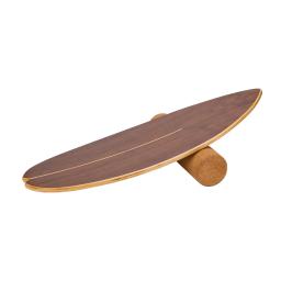 Balance Board Madeira De Nogueira Natural Esqui Surfe Carga Terra Núcleo Training Board - Image 1