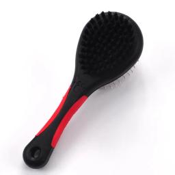 Escova de banho dupla face para cão de estimação, Durable Needle Comb, massagem plástica, cerdas de beleza, cabelo flutuante Remover, Grooming Tools - Image 3