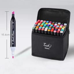 Marcadores Brush Canetas Set para Artista, Marcador Manga, Material de Arte Escolar, Papelaria Coreana, Pintura, Desenho, 12-168 Cores - Image 3