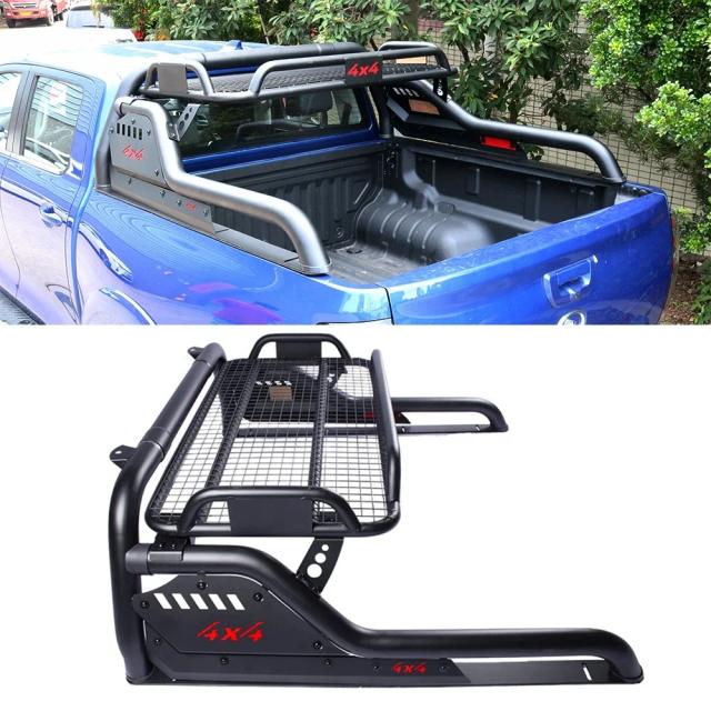 Rack de Cama de Aço Personalizado para Caminhões - Suporte Elevado para Bagagem e Acessórios