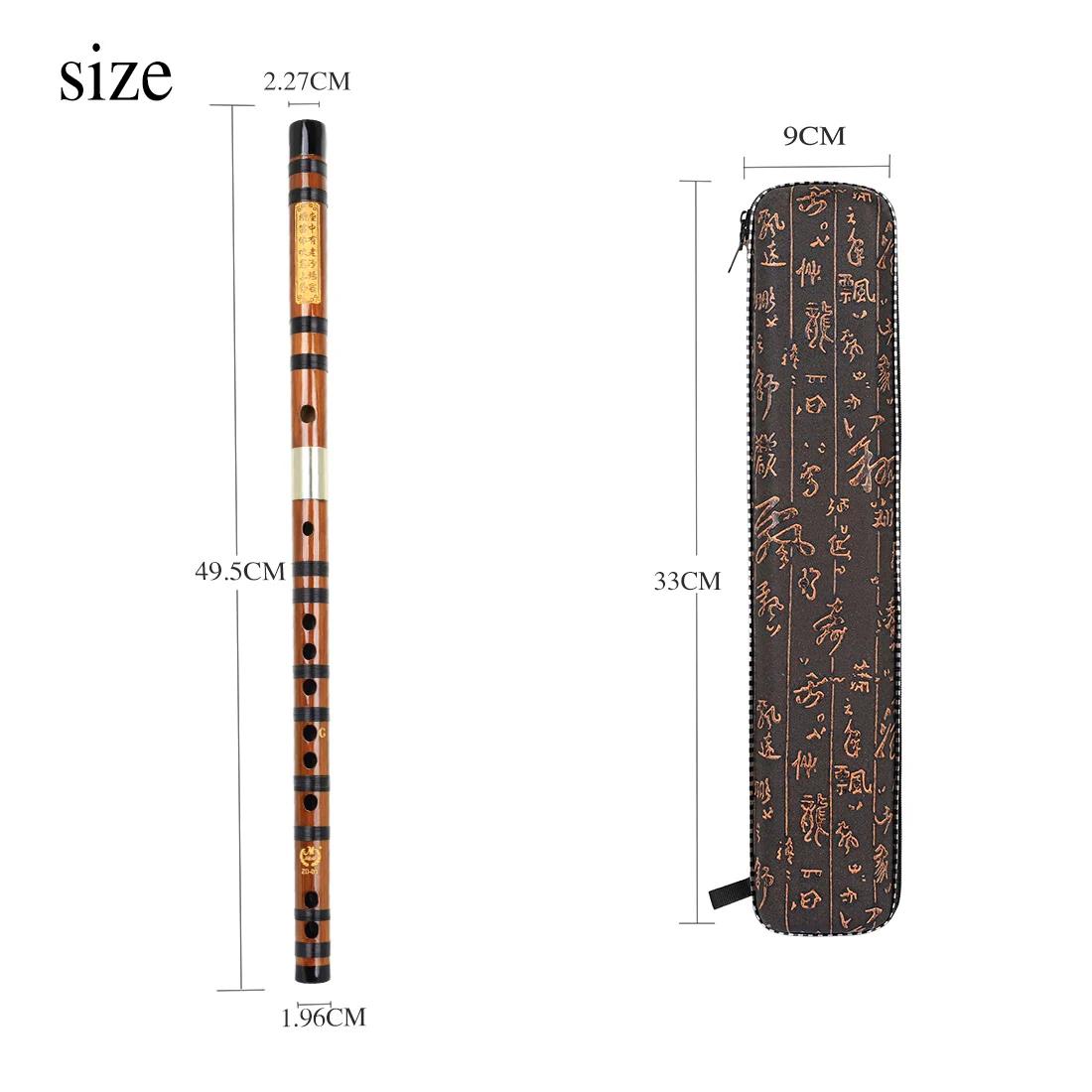 Kits De Bambu Para Iniciantes Prática, Instrumentos Musicais De Sopros, Flauta De Harpa, C D E F G, Chave De Flauta, Recomendado Com Caixa - Image 1