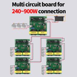 Granbo-DIY Kit de Limpeza Ultrassônica, Unidade Mecânica Board Set, Transdutores Acessórios, 60-900W, 40KHz - Image 6