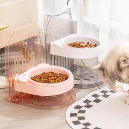 Ajustável Pet Alimentação Água Bowl, Cat Food Feeder, levantado Stand Dish, Kitten Puppy Alimentador, Dogs Supplies, 2 em 1 - Image 3