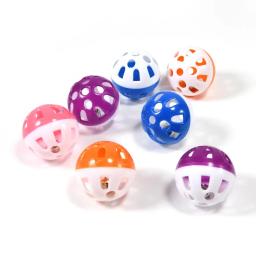 Colorido Hollow Rolling Bell Ball Bird Toy, Brinquedo papagaio, Calopsita periquito, Mastigar gaiola divertida, Pet Bird Supplies, 10pcs - Image 4