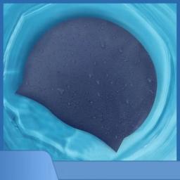 Toucas de natação com logotipo personalizado, durável, à prova d'água, boa elástica, silicone, touca de piscina para adultos - Image 3