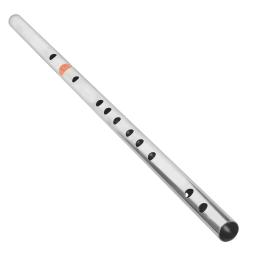 Flauta de aço inoxidável, apito de lata, música doce, instrumento musical, flauta chinesa, iniciantes, seção grossa, traversiere - Image 2