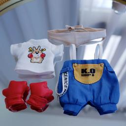 Ob11 roupas canguru babador manga curta luvas de boxe terno para molly, ymy, obitsu11, gsc, 1/12bjd sapatos boneca acessórios - Image 6