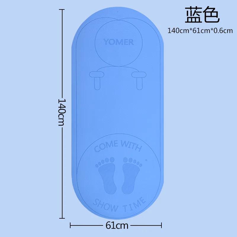 Non-Slip TPE Skipping Rope Mat, Pular Corda, Absorção de Choque, Almofada, Fitness, Treino, Casa, Ginásio, Acessórios, 6mm, 8mm - Image 1