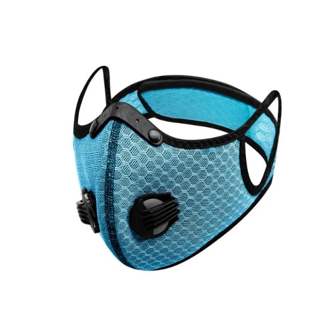 Máscara de Ciclismo Respirável com Filtro Anti-poluição, Reutilizável e Lavável para Esportes ao Ar Livre