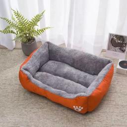 Cama impermeável para cães e gatos, ninho de algodão macio PP, confortável casa de cachorro quente, grande, outono e inverno - Image 6