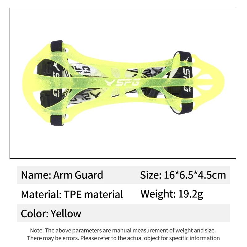 Protetor de braço para tiro com arco e flecha, protetor de antebraço tpe durável e ajustável, composto de treinamento recurvo e flecha, equipamento esportivo - Image 1