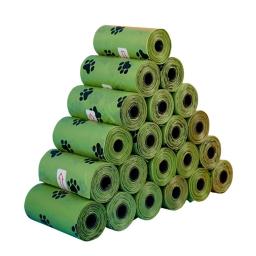Sacos De Cocô De Cão Biodegradável, Bulk Biobase Saco Perfumado, Sacos Degradáveis Cat Waste, Eco-Friendly, Outdoor Home Clean Pet Supplies - Image 1