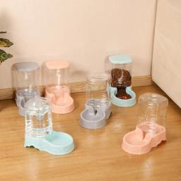 Automático Pet alimentação suprimentos, Gato e cão comida distribuidor, Alimentador de canto, Dog Bowl, Beber tigela - Image 5