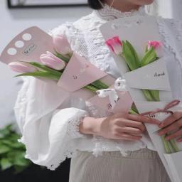 Caixa De Presente Criativa De Envolvimento De Flores, Embalagem De Flores, Decoração Do Lar, Casamento, Dia Das Mães Gifts Supply - Image 5