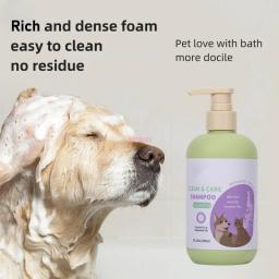 Champô para Cães, 2 em 1, Condicionador Hipoalergénico, Hidratante, Perfume de Lavanda para o Cabelo, Cão Malcheiroso, Probiótico, Pet Clean Supplies - Image 1