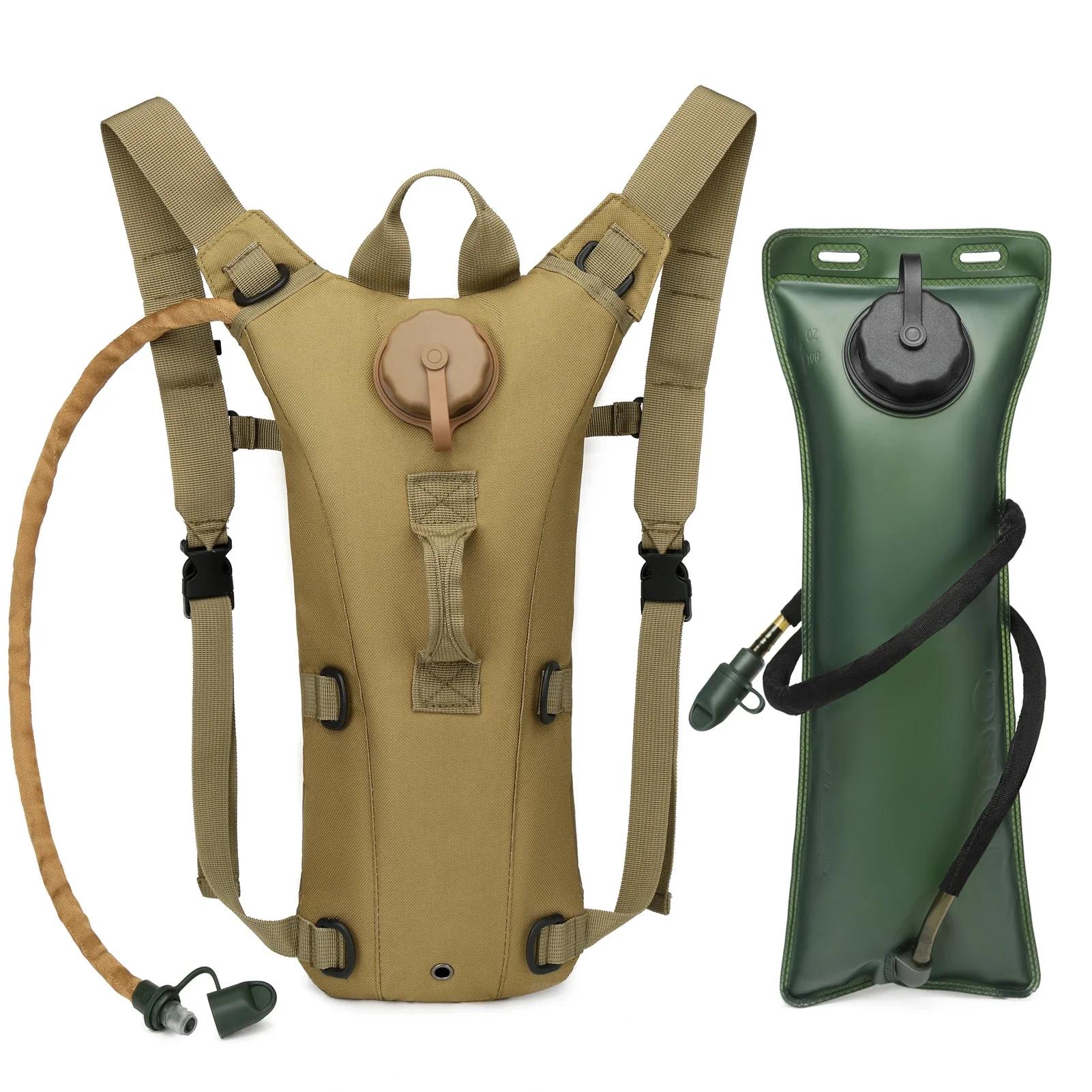 Mochila Outdoor com Bolsa de Água para Homens, Bolsa Tática, Molle, Impermeável, Caça, Caminhada, Ciclismo, Viagem, Escalada, Camping, 3L - Image 1