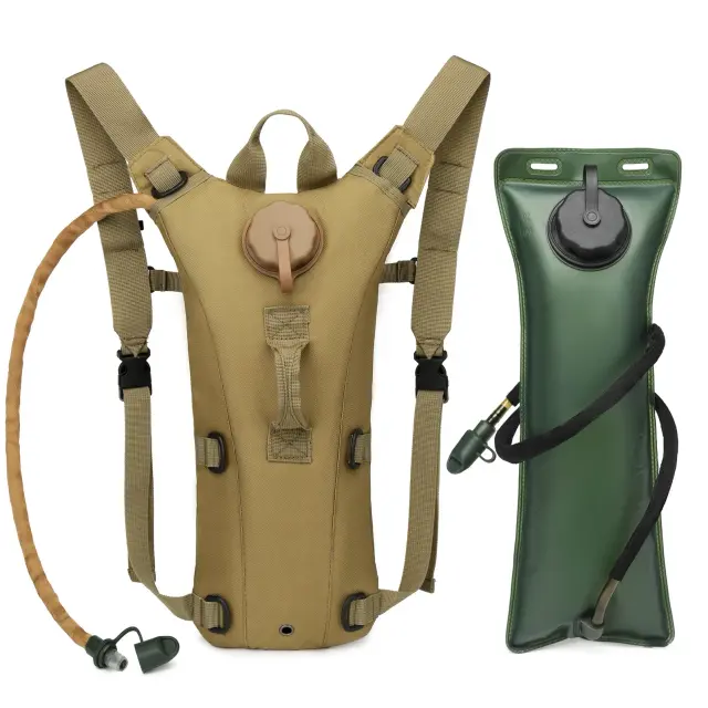 Mochila Outdoor Impermeável com Bolsa de Água para Homens - Ideal para Caça, Caminhada, Ciclismo e Camping 3L