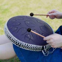 14 polegadas 15-tom chave de d língua tambor zen práticas instrumento meditação exercício espírito esportes mentais percussão com peças - Image 6