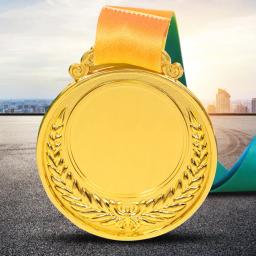 Prêmio Medalha com fita de pescoço para crianças, ouro, prata, bronze, prêmio, escola, esportes, reunião, 2 em, 1, 3, 5PCs - Image 4