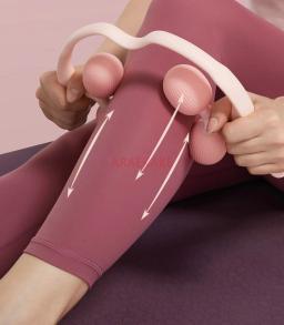 Anel clipe haste massagem relaxamento muscular yoga profissional multi-função rolo equipamento de exercício eixo de espuma - Image 6