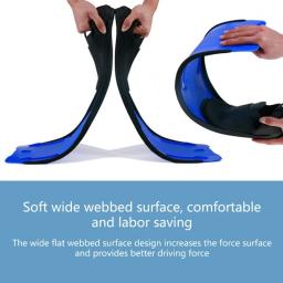 2023 New Scubas Engrenagem De Mergulho Pé Cheio Longo Silicone Fins Snorkeling Natação Mergulho Flutuante Aletas TPR Non-Slip Natação Flippers - Image 3
