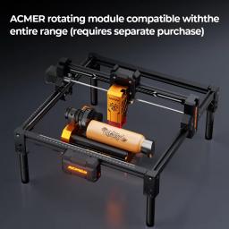 Gravador a Laser Acmer S2 12/7/4W com Área de Trabalho de 300x300mm, Máquina CNC LightBurn Compatível com Madeira/Couro/Confecção de Presentes, Plug & Play - Image 5