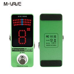 M-VAVE Precision Tuner Pedal, Display LED, Pedal de Efeito Guitarra com True Bypass para Baixo Cromático, Guitarra Elétrica - Image 1