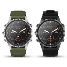 Sport Watch com monitor de freqüência cardíaca para adultos, relógio de pulso com contador de passos, assistente de voz, bússola, fitness tracker, GT45 - Image 2