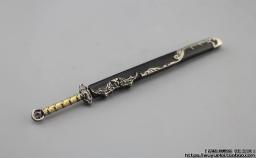 Espada Samurai Japonesa Espada Samurai, Faca de Mudas, Irmandade Fria de Lâminas, Modelo de Arma, Corpo de Ação 6in, 1:12 - Image 2