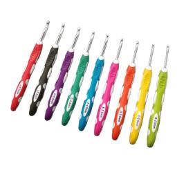 Conjunto de gancho de crochê ergonômico, agulha de tricô, acessórios de costura, 9 peças, conjunto - Image 5
