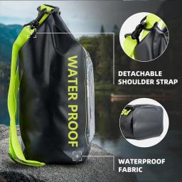 2l 5l saco seco tela de toque sacos à prova dwaterproof água para trekking deriva rafting surf caiaque saco esportes ao ar livre equipamentos natação - Image 2