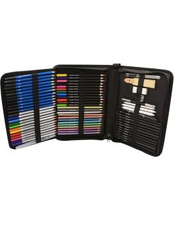 Bview Arte Profissional 71 Peças Art Set Esboço Desenho Lápis Kit Lápis Esboço Carvão Lápis Ferramentas Set Para Artista - Image 2