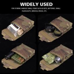 Tactical Molle Belt Bag, Camping ao ar livre, Caça, Bolsa Lanterna, Sobrevivência de emergência, Kit de primeiros socorros, Airsoft Shooting Gear, Médico - Image 2