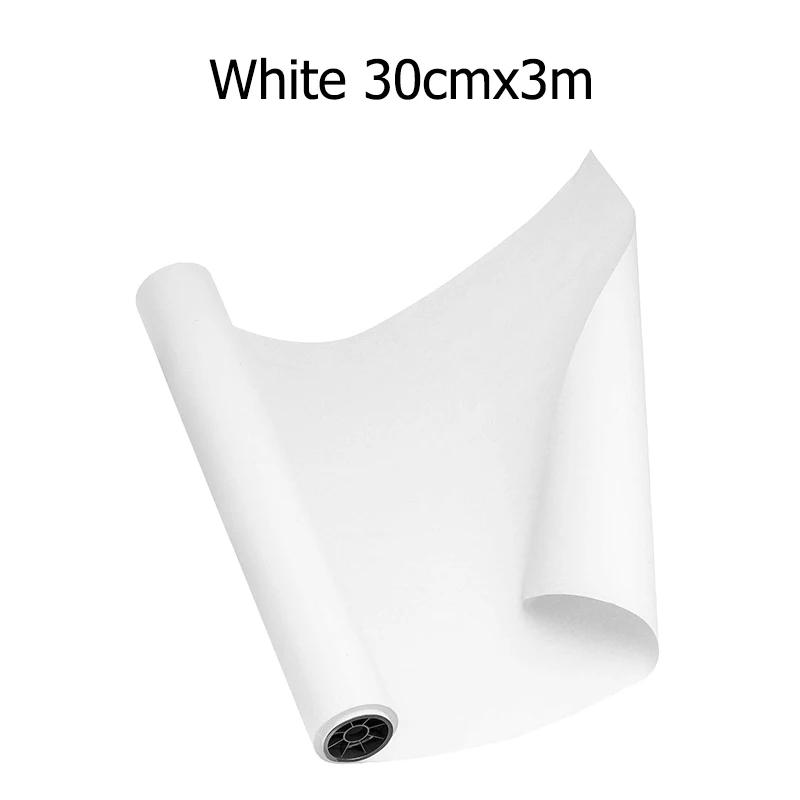 Papel Ofício De Embrulho Branco, Rolo De Papel Kraft, Rolo De Papel De Placa De Boletim, Artes e Ofícios Embrulho De Presente Em Movimento Papel De Embalagem - Image 1