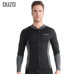 Terno de mergulho neoprene para homens e mulheres, jaqueta e calça de surf e pesca submarina, mantenha aquecido, subaquático, roupas kitesurf, wetsuit 1.5mm - Image 4