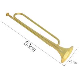 SLADE-Trompete Retro Bb Flat com Bocal, Instrumento Musical de Latão, Youth Horn for School Band, Cavalaria, Militar, Orquestra - Image 3