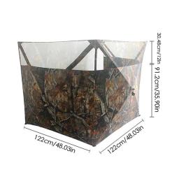 Camuflagem Caça Tenda com Malha, Três-Sided Configuração Rápida, Outdoor Gear Acessórios, cervos Blinds - Image 5