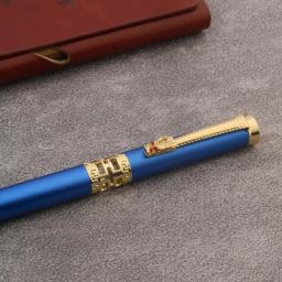Escritório estudante caligrafia clássico escrever 3035 matte Blue FOUNTAIN PEN - Image 5