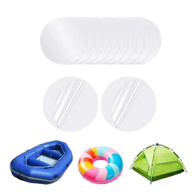 Kit de Reparo Impermeável e Duradouro para Colchões de Ar e Lonas Subaquáticas com Fita Auto-Adesiva