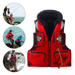 Versátil impermeável Pesca Life Vest, Jaqueta de segurança resistente ao rasgo para deriva, Esportes aquáticos - Image 6
