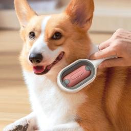 Pente de depilação flutuante com toalhetes descartáveis, Pet Grooming Acessórios para Cães e Gatos - Image 5