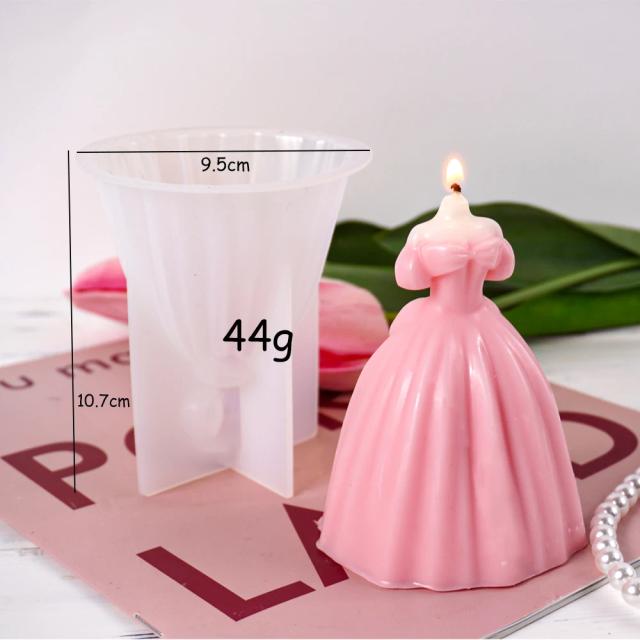 Molde de Silicone 3D para Vela de Casamento e Decoração Artesanal em Resina e Chocolate
