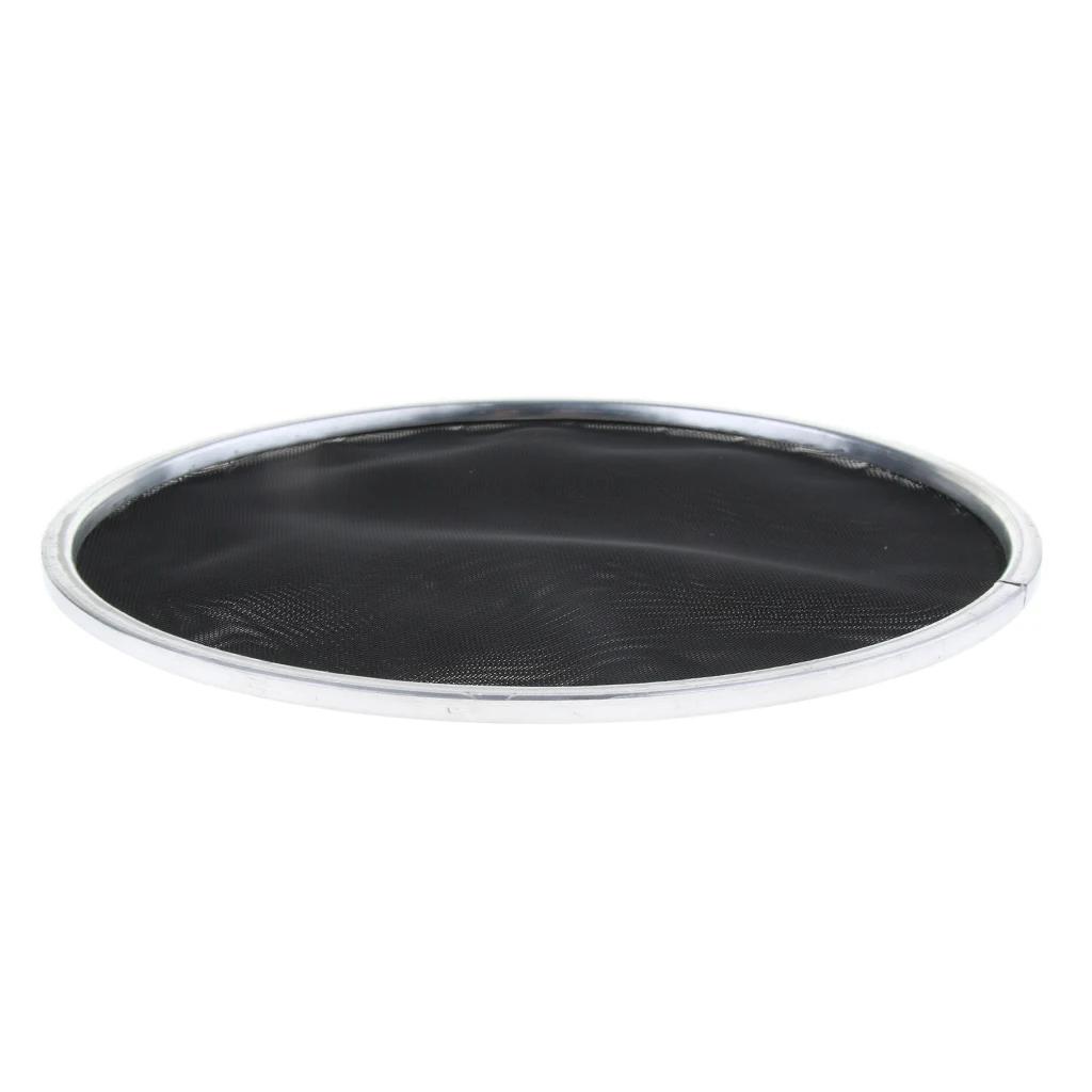 Dupla camada Mute Black Leather Drum Head, instrumento de percussão peças e acessórios, bumbo, 10-14 ", 1 pc - Image 1